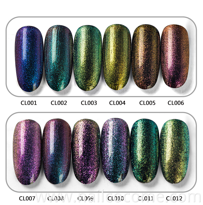 Popular design chameleon matte nail polish gel